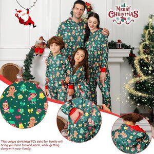 NWT Green Elf Christmas Onesie Sleepwear Family Sizing